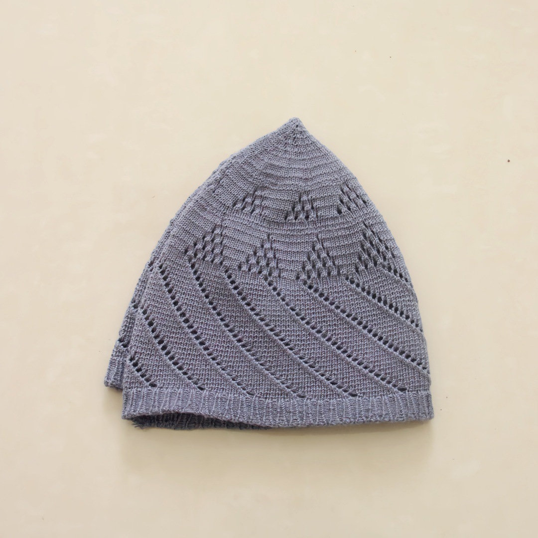 Chapeau de prière en maille tricotée pour hommes musulmans, foulard islamique, chapeau indien juif pour le Ramadan, bonnet pour hommes arabes musulmans.