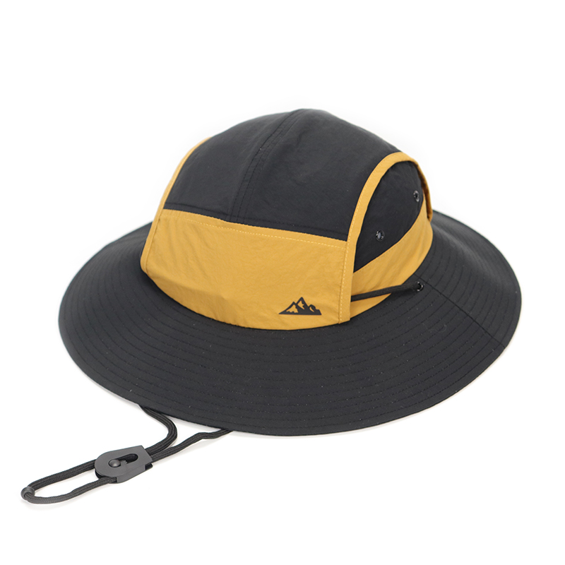 Chapeaux de soleil d'été à large bord avec cordon coupe-vent pour hommes et femmes, idéaux pour la plage et la pêche