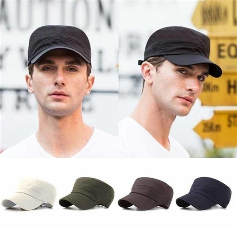 Chapeau Unisexe Classique Ajustable en Cinq Couleurs pour Hommes et Femmes, Style Vintage, Casquette Plate de Type Cadet