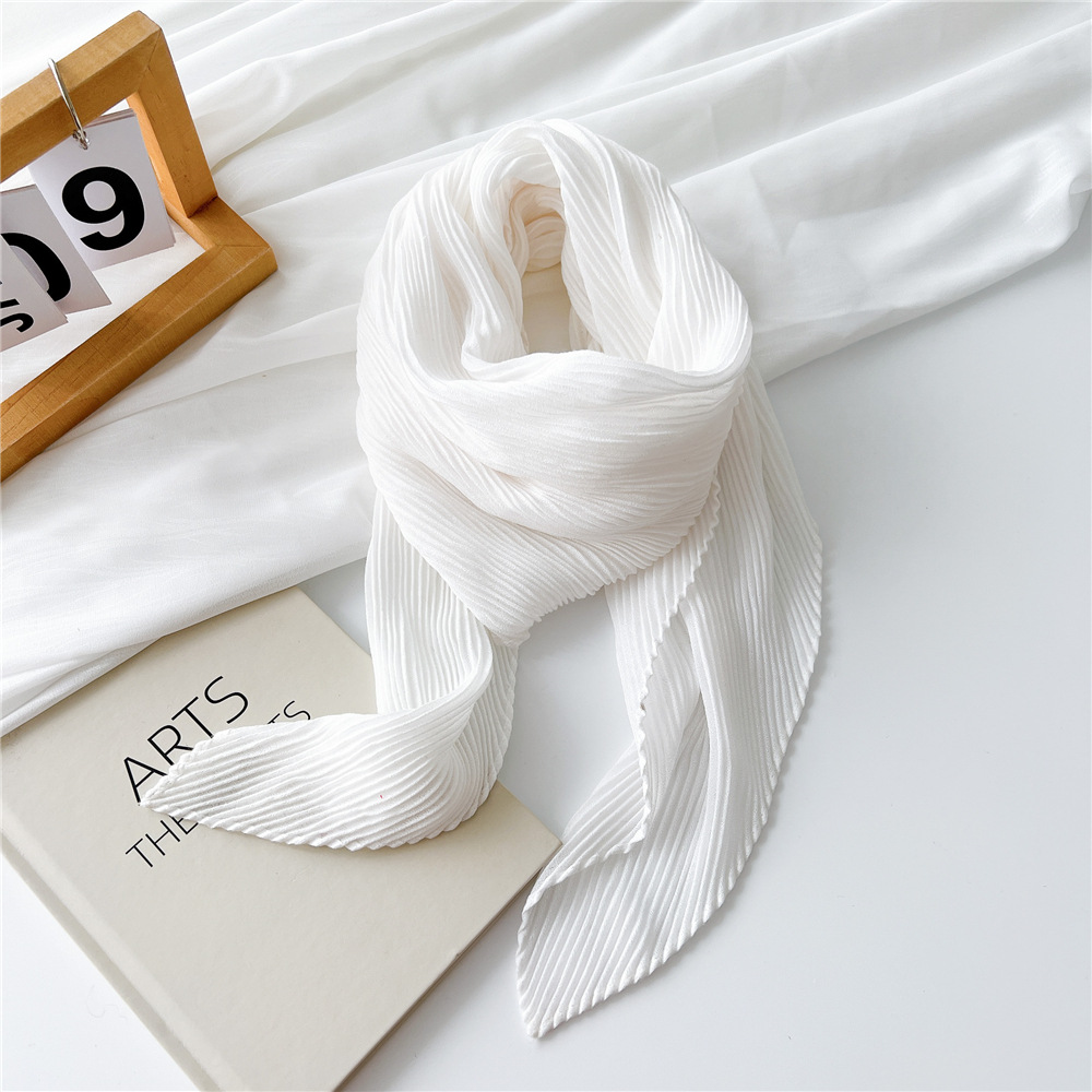 Foulard Hijab en Coton Doux pour Femme, Grand Bandana, Châle Carré de 90cm