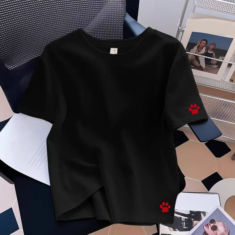 T-shirt ample en coton pour femme, manches courtes, mode décontractée, nouveauté été, confortable, pour le quotidien, les activités de plein air et le jogging, qualité supérieure, style simple