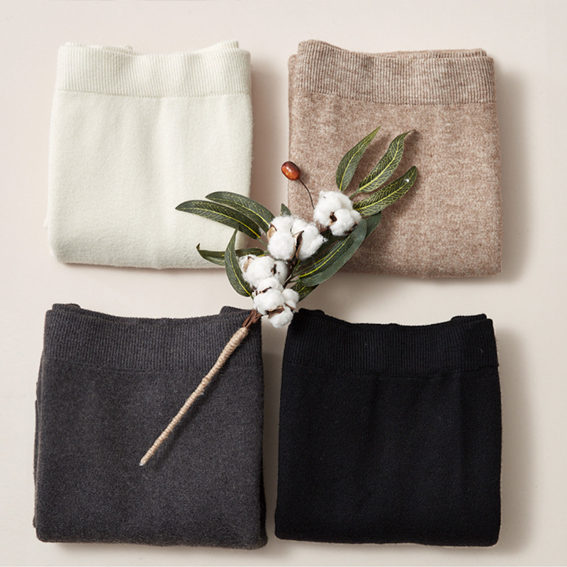 Jupes trapèze fendues à taille élastique pour femmes, mode coréenne, grande taille, automne, hiver