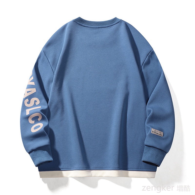 Grande taille sport pull hommes à la mode gros printemps automne pull ample à manches longues rue haut décontracté grande taille 160kg 6XL 7XL 8XL