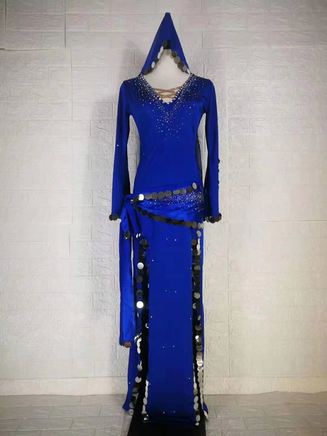 Vêtements de danse du ventre pour femmes, danse du ventre professionnelle, robe de performance, robe Baladi, robes financièrement, tenue 4 pièces