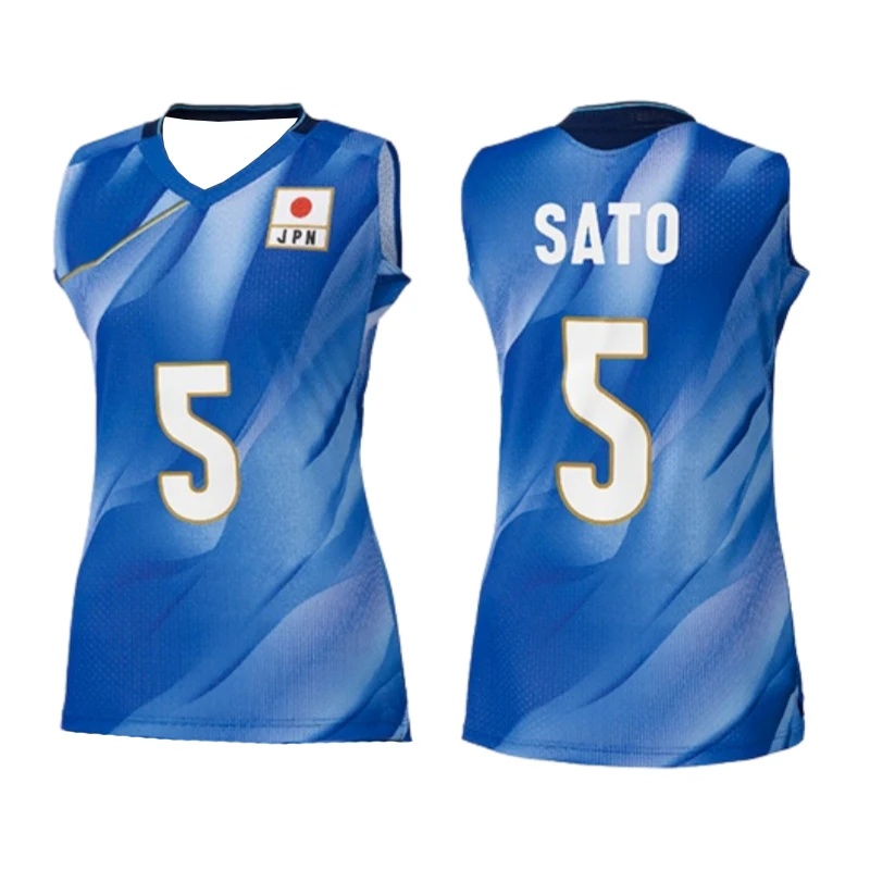 Nouveau maillot de volley-ball japonais 2026 pour femmes, idéal pour les fans, débardeur de sport imprimé 3D à séchage rapide pour hommes