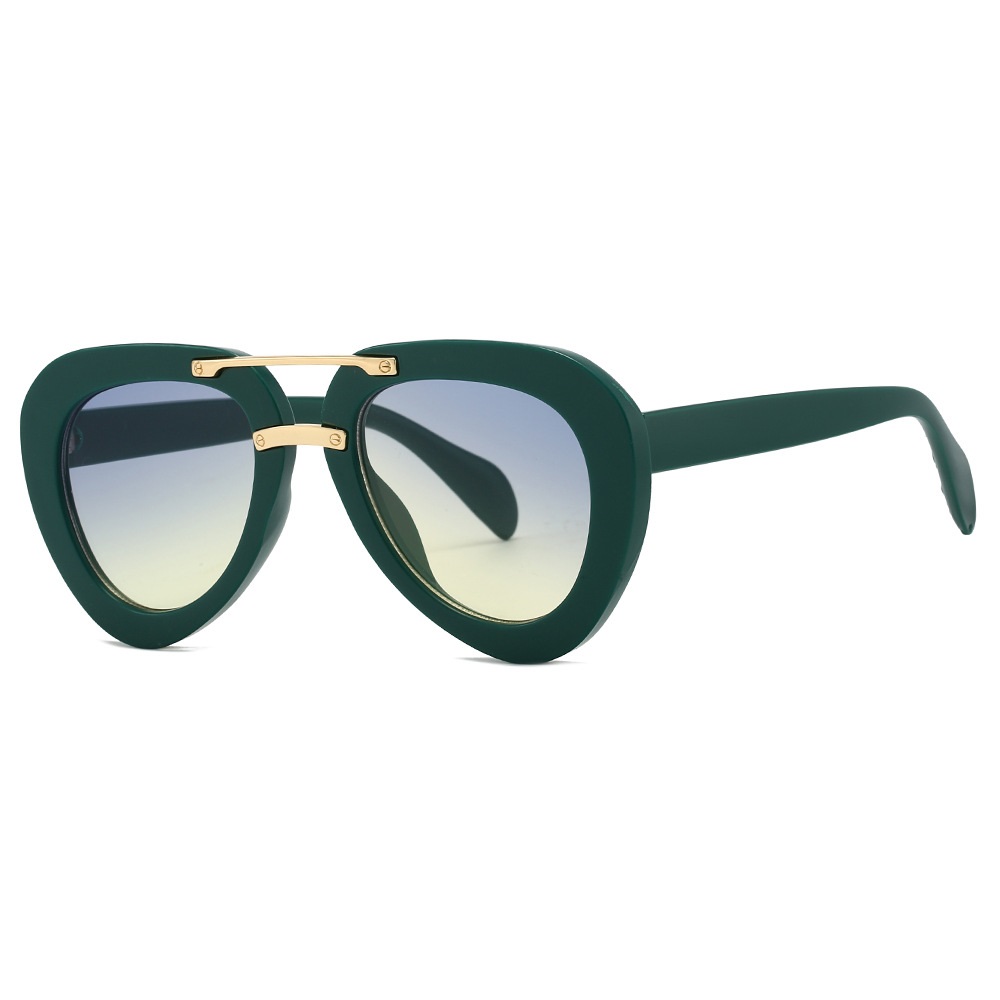 Lunettes de soleil tendance pour femmes et hommes, design pilote, rétro, décontractées, noires, unisexes, à la mode, pour voyage, Vintage, UV400