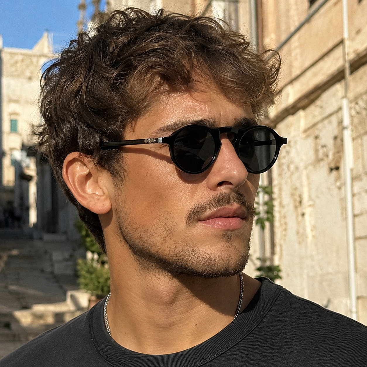 Lunettes de soleil rétro ovales pour femmes et hommes, style punk tendance, verres ronds, marque de luxe, protection UV400