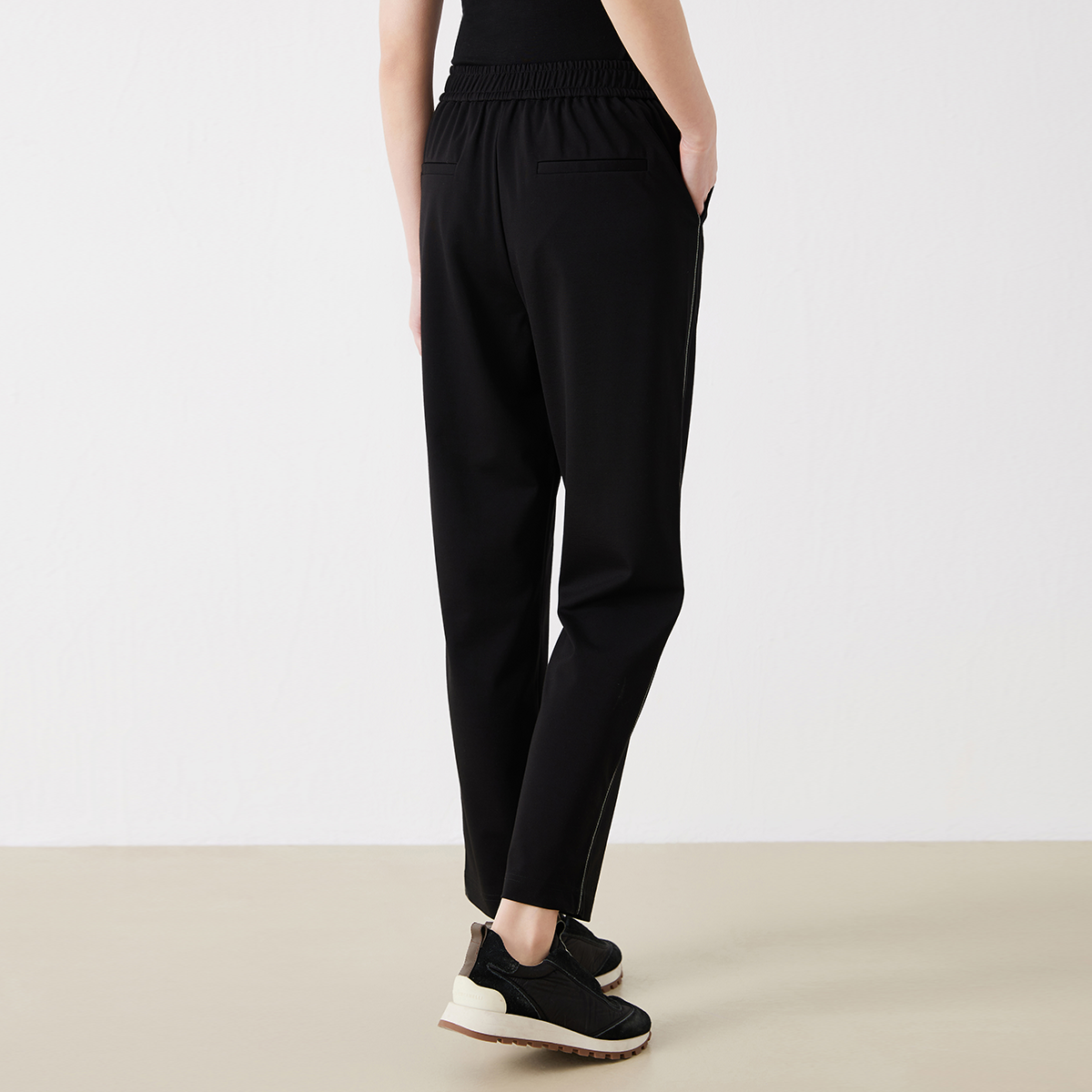 K3049W Vêtements pour femmes de qualité supérieure, pantalon en coton Pima pour femmes, pantalon long décontracté pour femmes