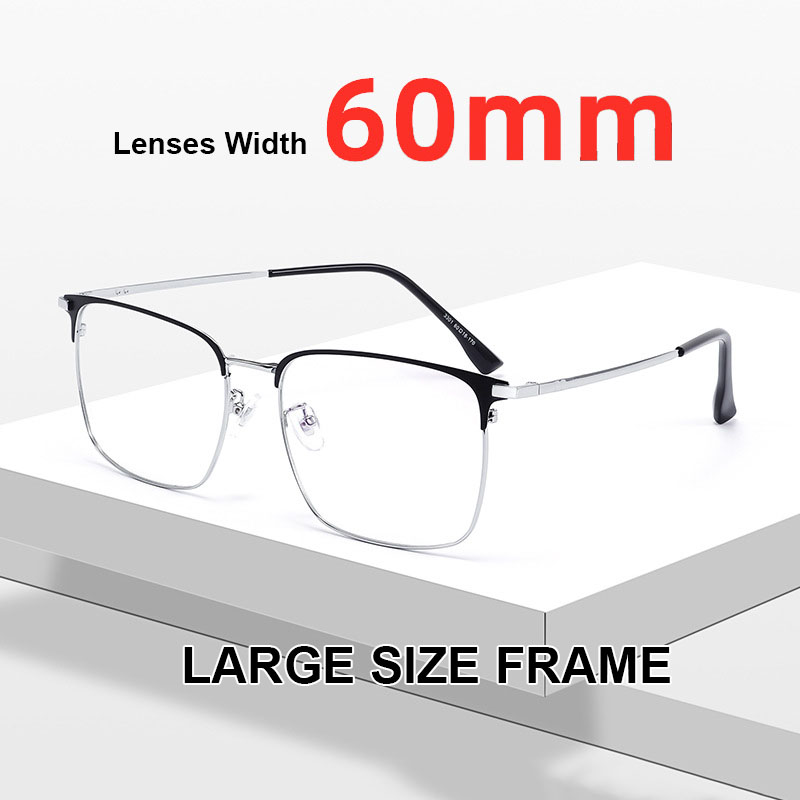 160mm grande taille lunettes cadre hommes grand visage affaires lunettes carrées pour homme ultraléger surdimensionné optique monture de lunettes