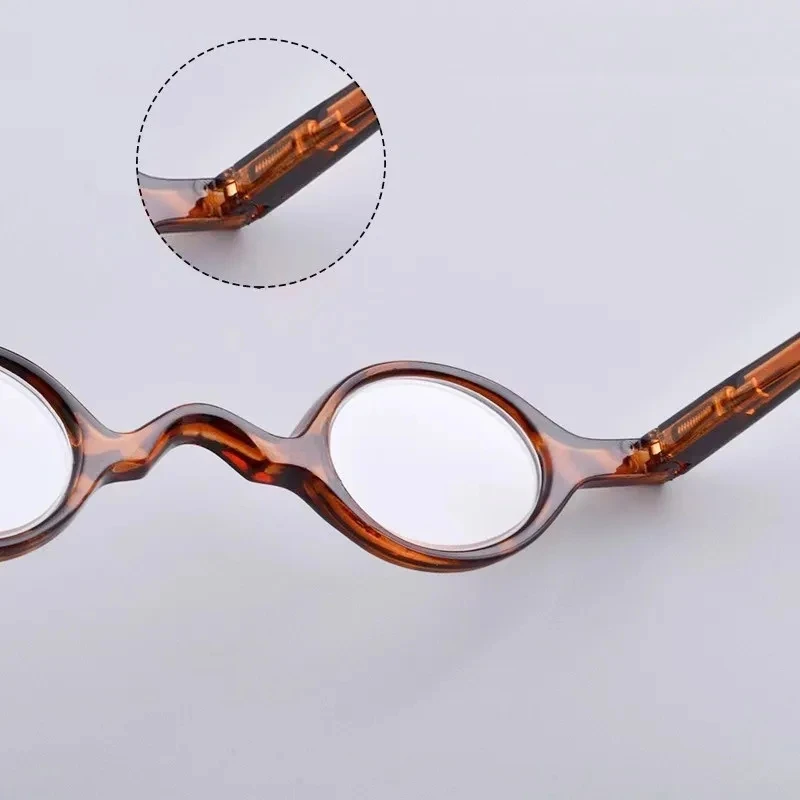 Petites lunettes de lecture rondes rétro de luxe pour hommes, lunettes anti-lumière bleue, lunettes d'hypermétropie vintage, lunettes de presbytie, haut de gamme