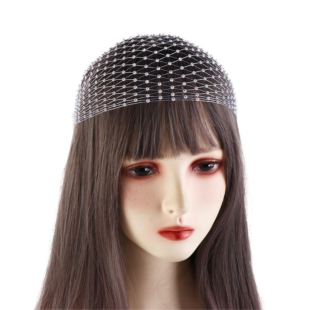 Bandana sexy évidé pour femmes, filets à cheveux d'été, écharpe de sauna, turban en maille scintillante, bonnet, bande de sauna en biscuits