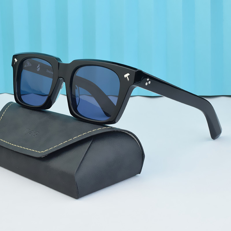lunettes de soleil de luxe, lunettes de soleil en acétate épais pour hommes et femmes, lunettes de mode carrées rétro de créateur, lunettes de soleil uv pare-soleil faites à la main
