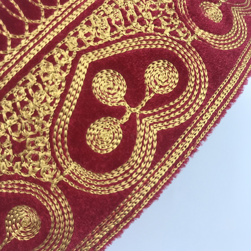 Chapeaux de prière musulmans en coton brodé pour hommes, chapeau rouge, turban indien, vêtements d'Arabie saoudite, casquette Kufi, écharpe de mari, islamique juif