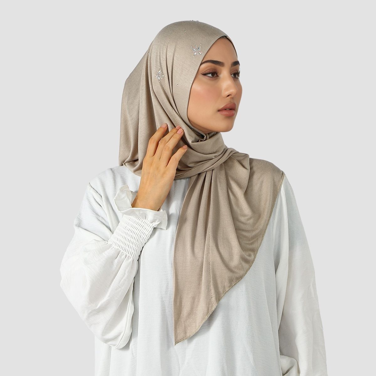 Écharpe Hijab Triangle en Jersey pour Femmes Musulmanes, Châles de Sauna, Enveloppes Solides, Foulards de Document, Turban Islamique, Bande, Tête Ronde, Nouveau