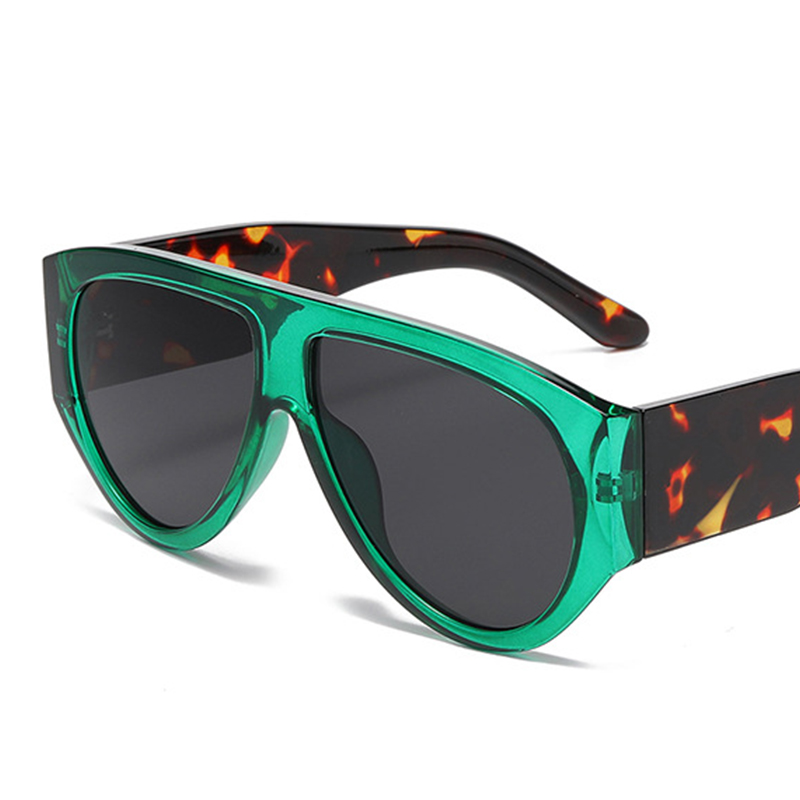 Marque surdimensionné pilote lunettes de soleil pour femmes mode grand cadre rouge Punk lunettes de soleil hommes Vintage luxe concepteur coupe-vent populaire