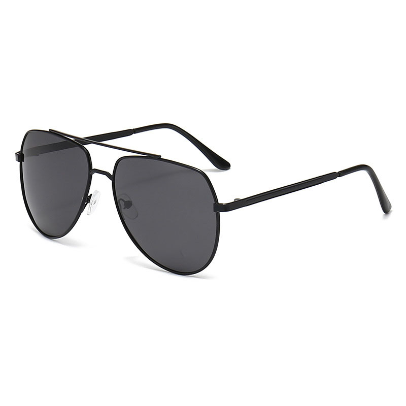 Lunettes de soleil polarisées classiques de pilote, pour hommes et femmes, monture en métal doré à double pont, protection UV400, pour la conduite, les voyages, la plage, les activités de plein air et le port quotidien