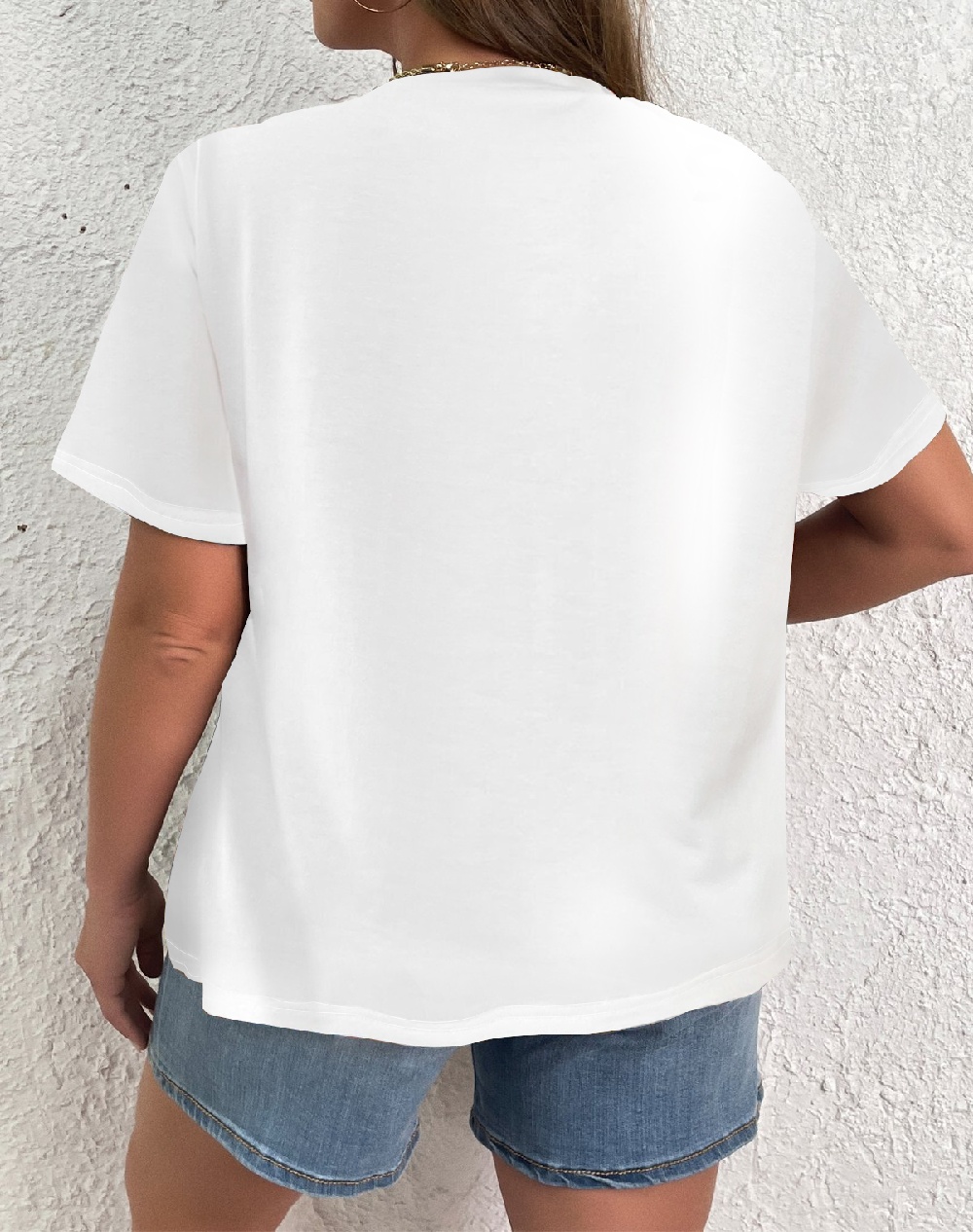 T-Shirt manches longues femme, élégant et décontracté, à la mode, tempérament, vacances, week-end, grande taille