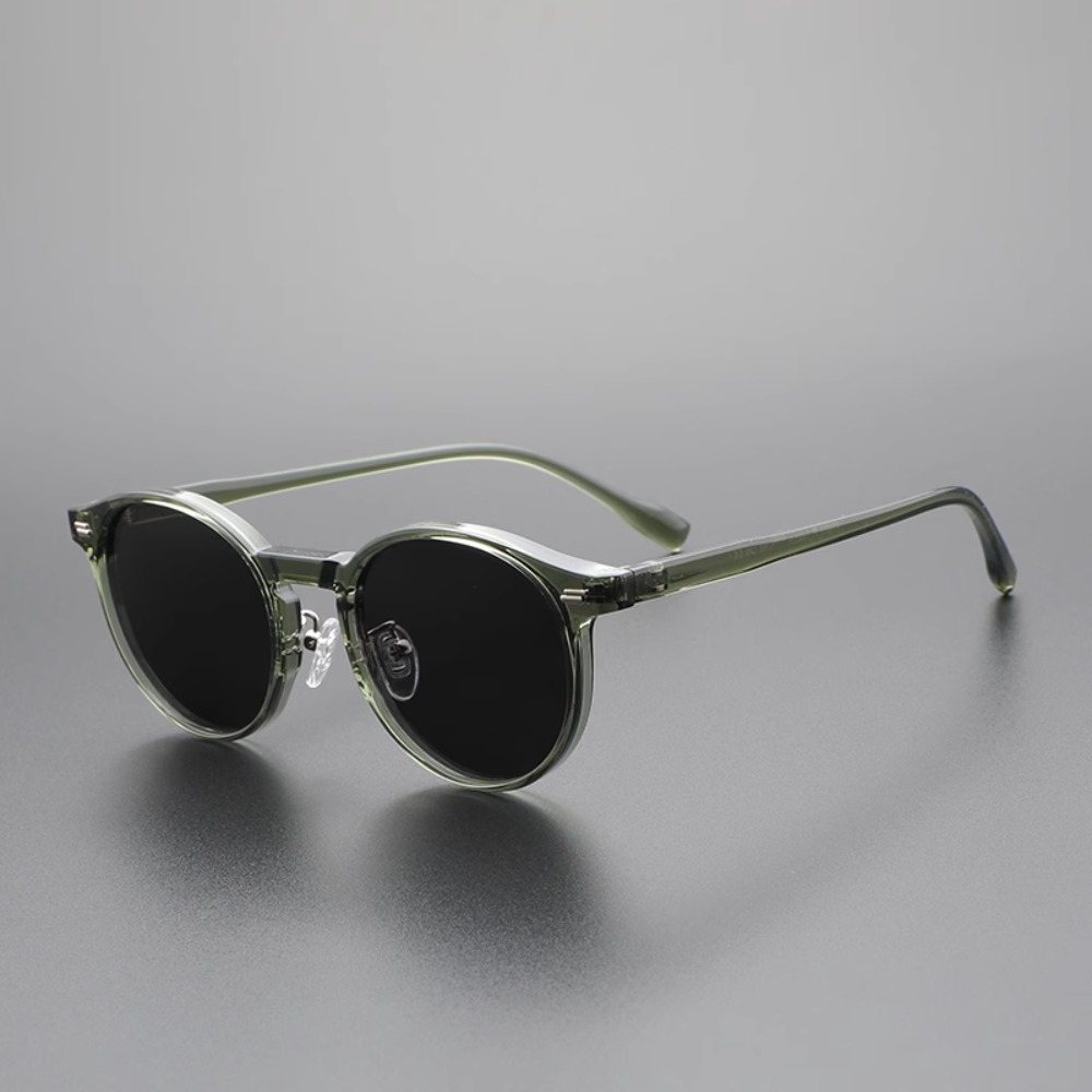 Nouvelles Lunettes de Soleil Rondes Rétro Personnalisées à Rivets pour Femmes et Hommes 2025 – Produit Tendance de Haute Qualité, Populaire pour l'Extérieur