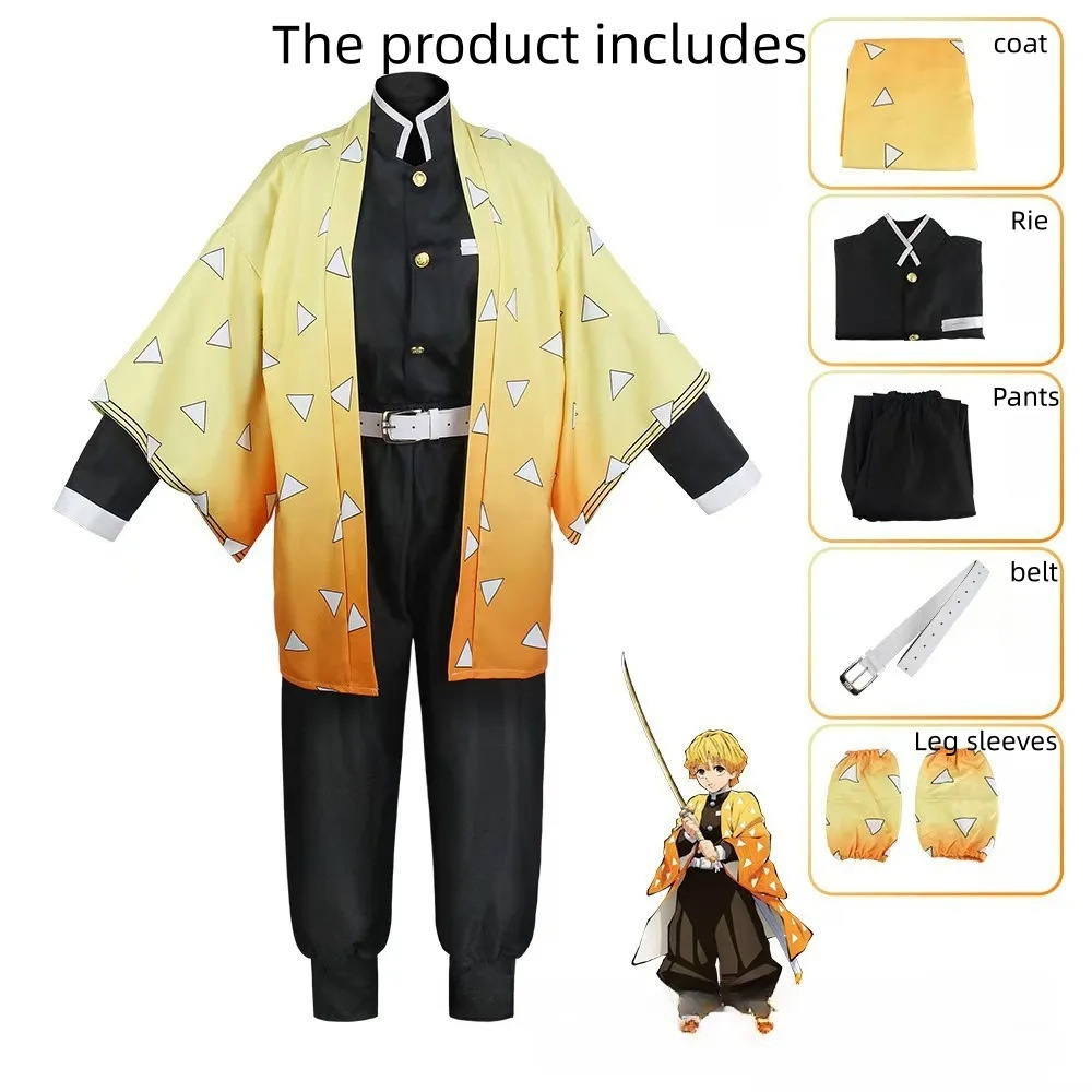 Costumes de cosplay d'anime, kimono, ensembles d'uniformes pour hommes et femmes, fêtes d'Halloween, costumes japonais