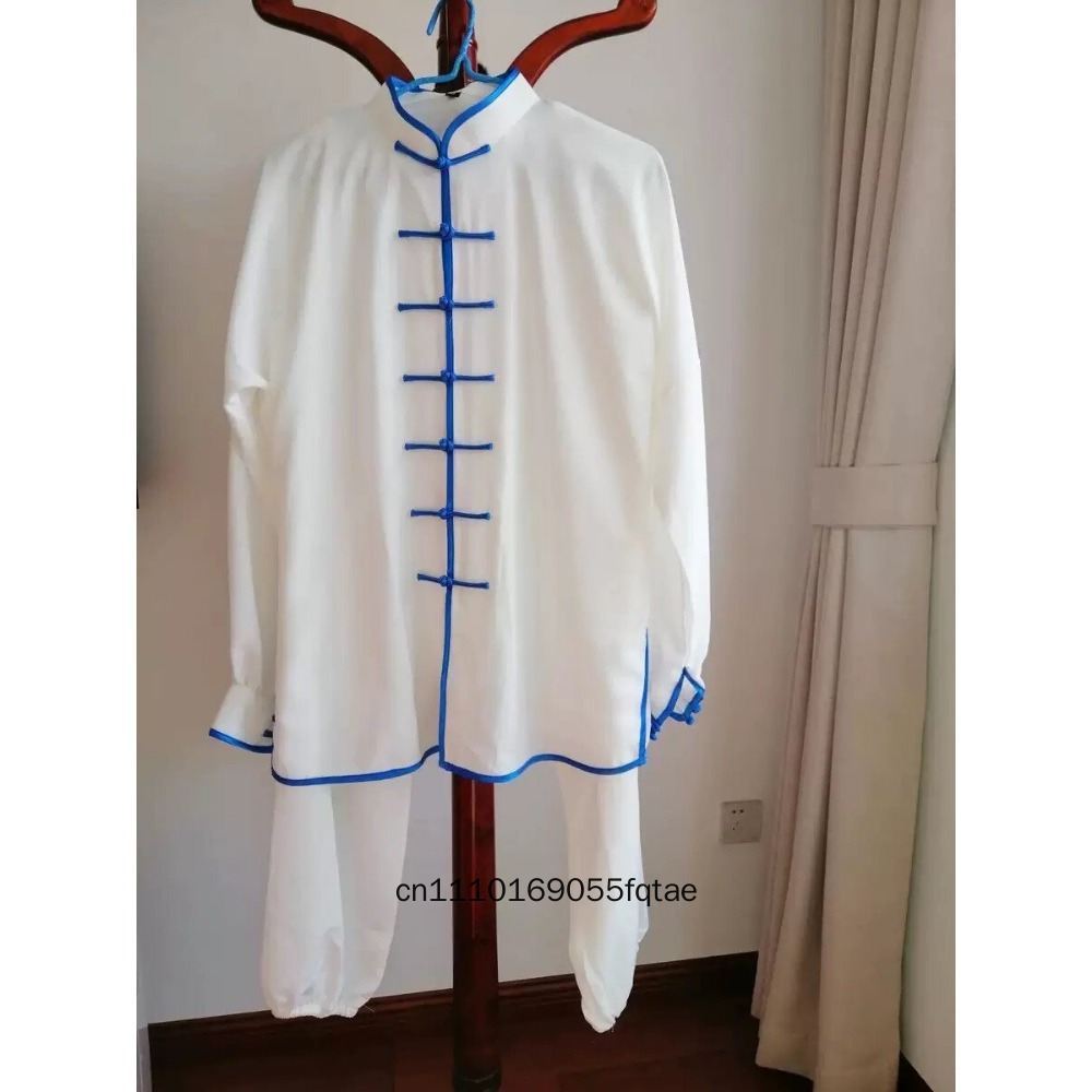 Nouvelle tenue traditionnelle chinoise de kung-fu pour hommes, uniforme de wushu à manches longues, costume de tai-chi, vêtements d'exercice d'arts martiaux doux et respirants