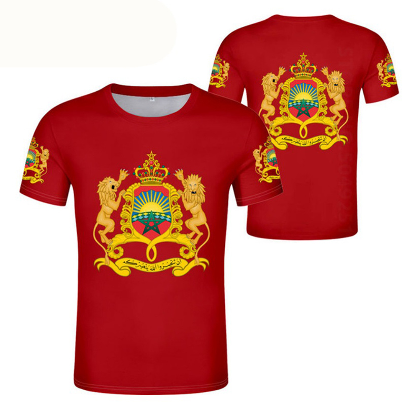 T-shirt graphique Marocain Feel 3D pour hommes, maillot de football, mode pop, streetwear, club, équipe, vente en gros, Y-Jersey