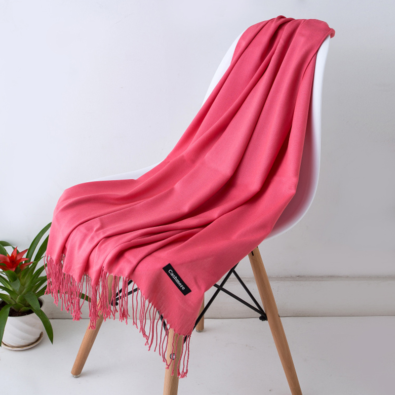 Écharpe Pashmina pour femmes, châles et enveloppes pour robes de soirée, voyage, bureau, hiver, mariage, sensation en cachemire, grandes écharpes