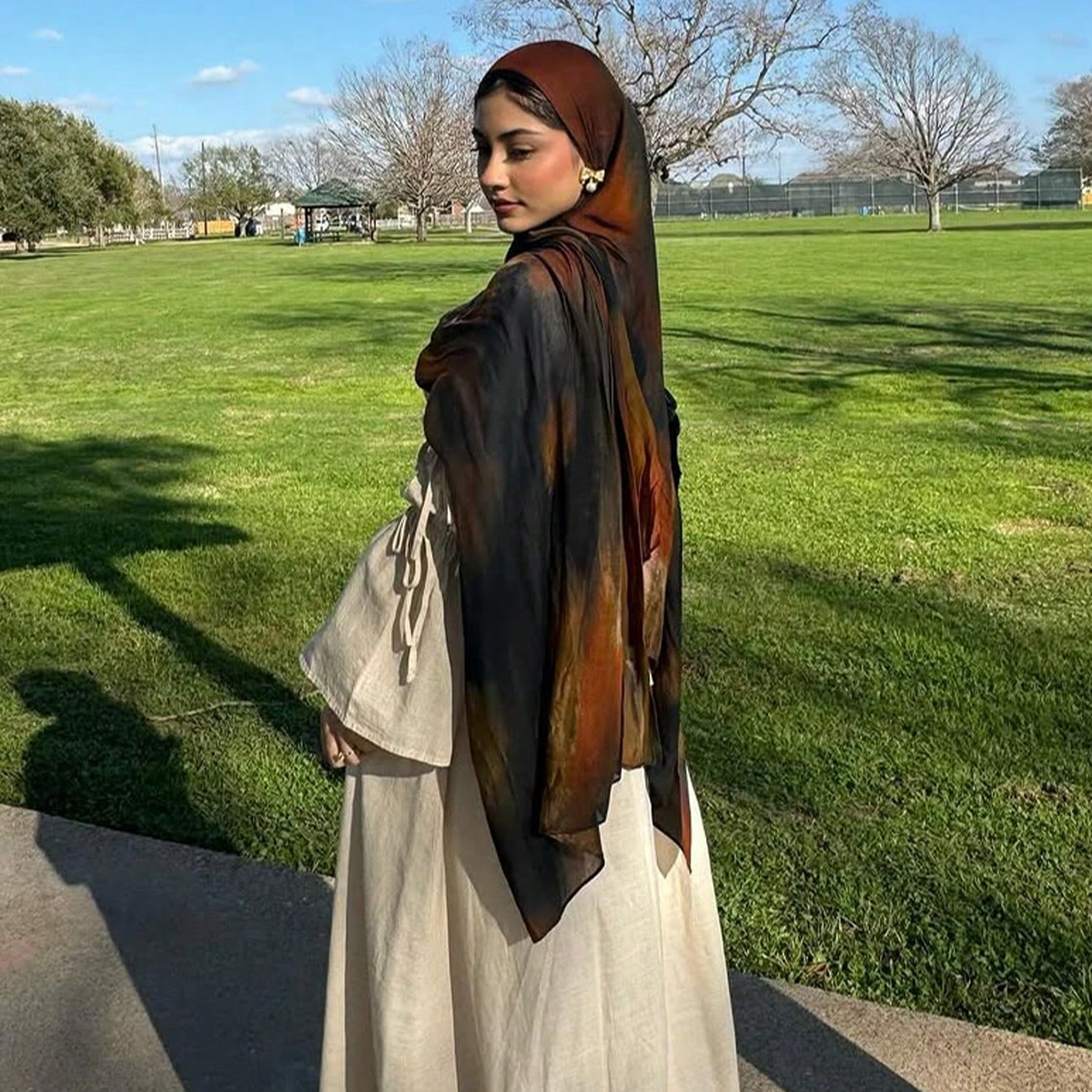 Nouveau musulman Hijabs lin coton femmes aquarelle impression islamique écharpe Shwal mode foulards Abaya foulard tête enveloppement 180*70 cm