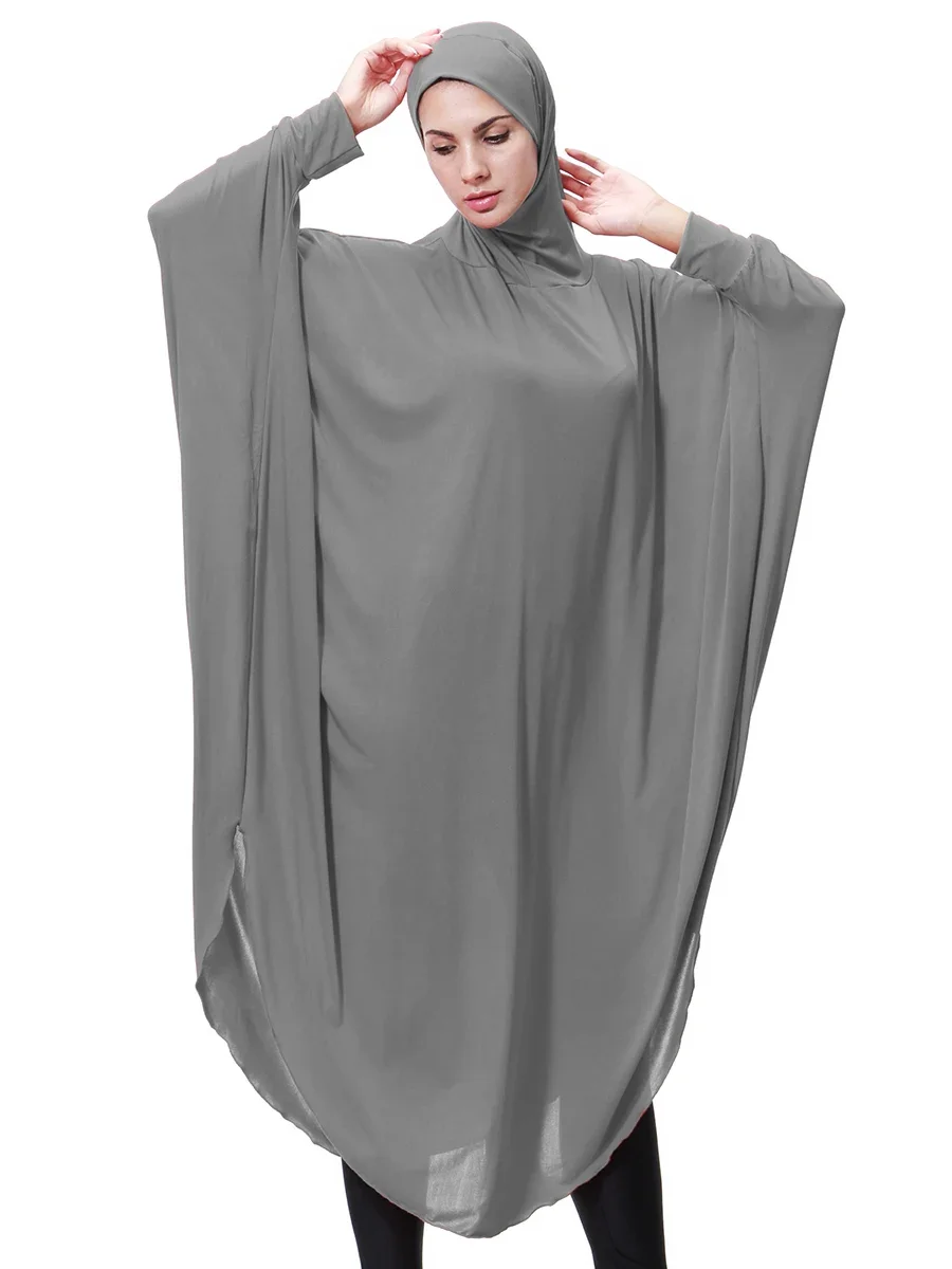 Grand Khimar Abaya femmes musulmanes robes Hijab aériennes Eid à capuche Ramadan dubaï Robe arabe islamique Abayas Burqa vêtements caftan