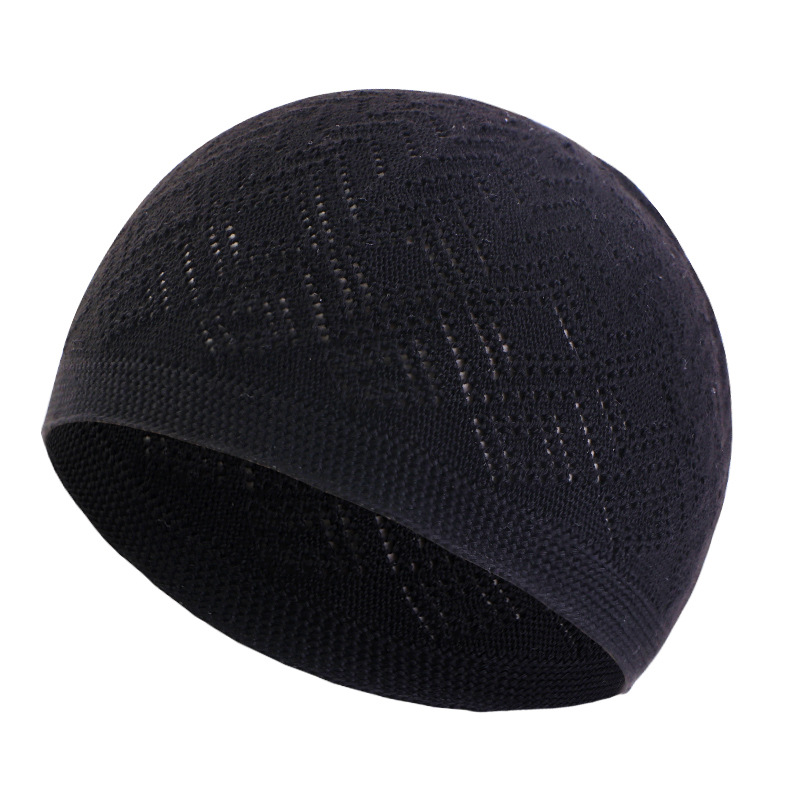 Chapeaux de prière doux tricotés de Style ajouré pour l'extérieur, bonnets unisexes, casquette ventilée, chapeau de tête enveloppant pour hommes juifs islamiques, cadeaux