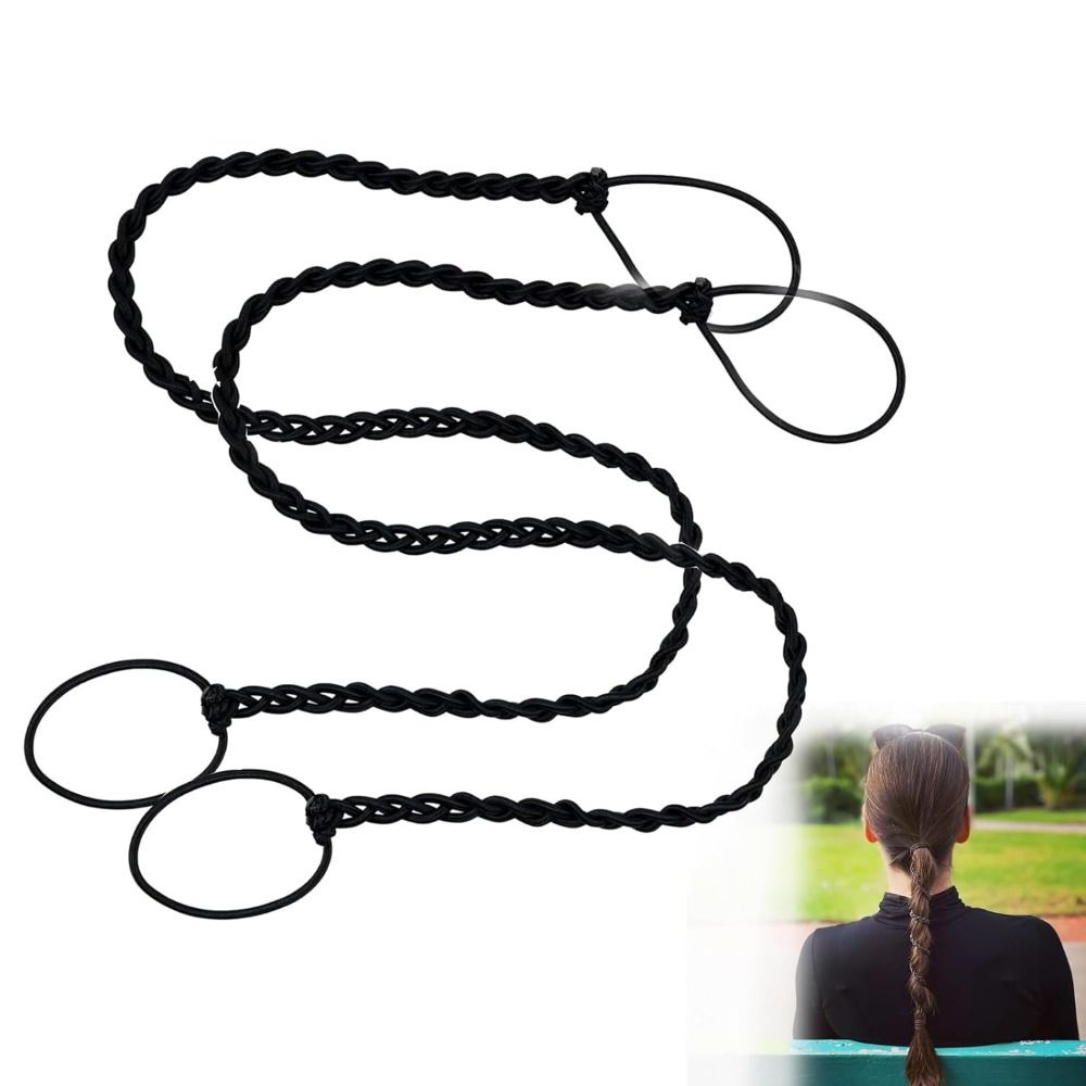 Attaches élastiques pour cheveux, outil de coiffure, porte-queue de cheval en spirale extensible, longue optique, bandes de cheveux bouclés pour la natation, accessoires pour cheveux