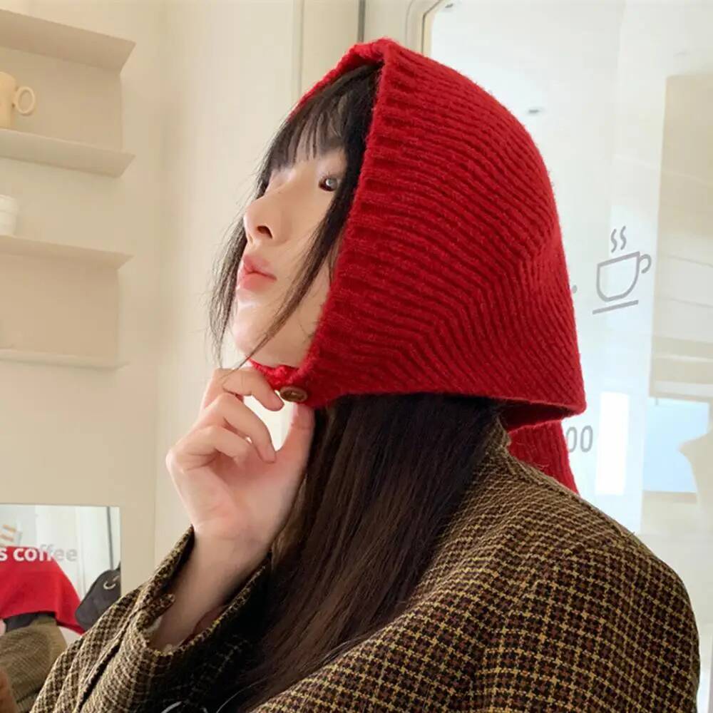 Nouveau Triangle cheveux écharpe chaud laine foulard pour les femmes épaissir tricoté écharpe femme chapeaux en plein air hiver cachemire foulards
