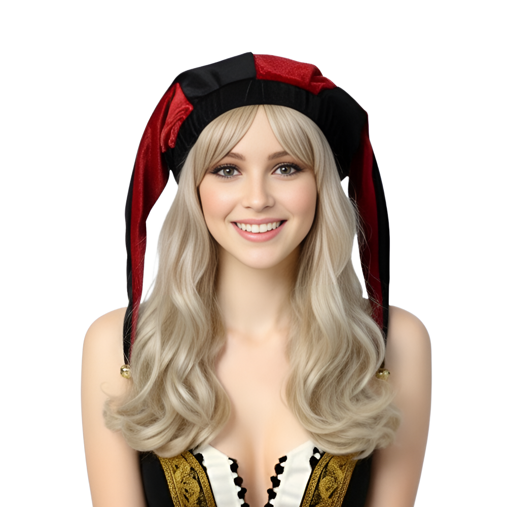 Chapeau de Cosplay de bouffon du moyen âge, cloches de Clown médiéval, Joker pour adulte, chapeau de fête de carnaval d'halloween
