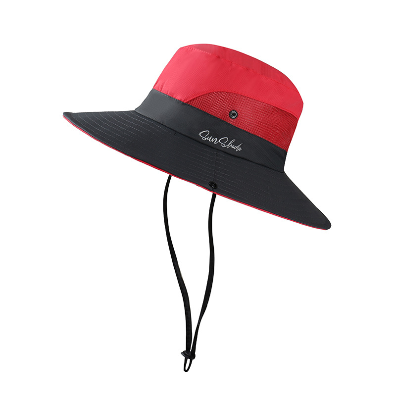 Chapeau de soleil à large bord avec protection UV50, respirant, réglable, avec rabat pour le cou, pour la pêche en plein air, la plage, les voyages, casquette de soleil décontractée pour hommes et femmes