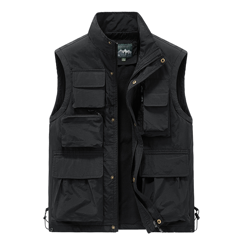 Gilet Cargo pour hommes, multi-poches, à la mode, manteau respirant, tous les beaux vêtements à la mode pour hommes, manteau de haute qualité