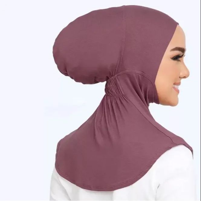Nouveau musulman sous-écharpe intérieur Hijab casquette musulman foulard intérieur Hijab casquettes islamique sous-écharpe Ninja Hijab écharpe chapeau casquette os Bonnet