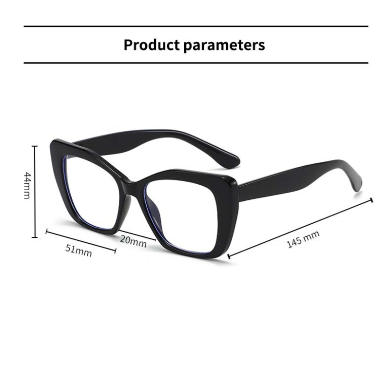 Lunettes presbytes pour femmes et hommes, mode œil de chat, lunettes décoratives surdimensionnées, Anti lumière bleue, vue lointaine, dioptrie