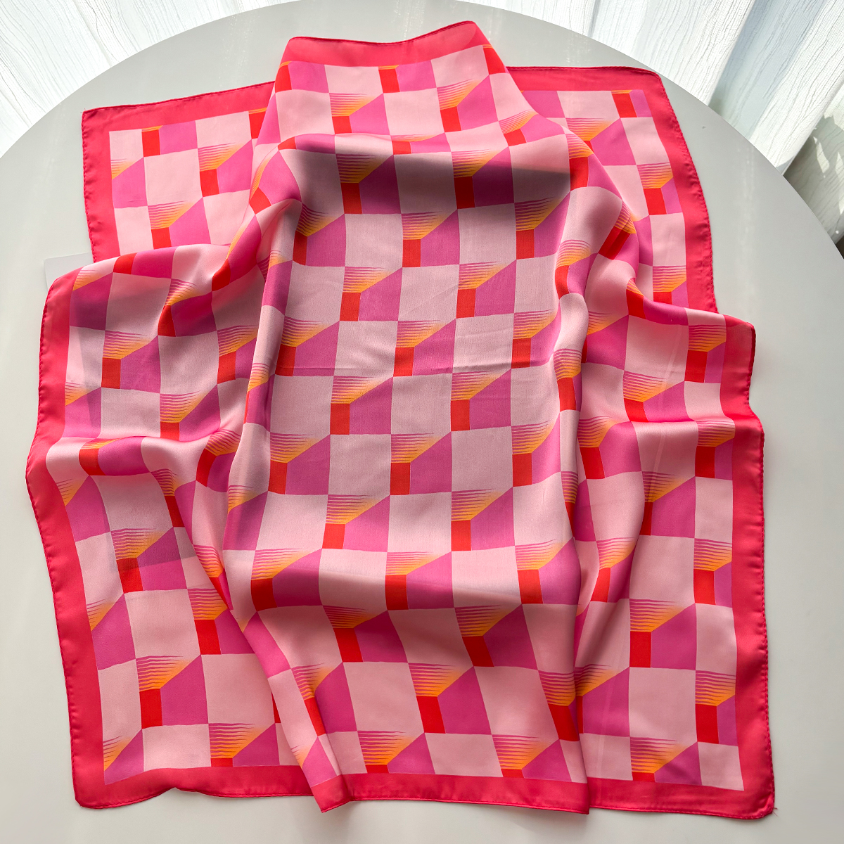 Nouveau Foulard Imprimé en Soie Imitation pour Femme, Carré, Bandana, Bandeau, Écharpe de Cou, Bandeaux pour Cheveux 2026