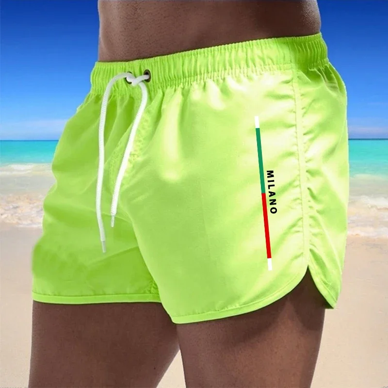 Shorts de plage pour hommes 2026, imprimés, décontractés, séchage rapide, pour le surf, la natation, le jogging en extérieur