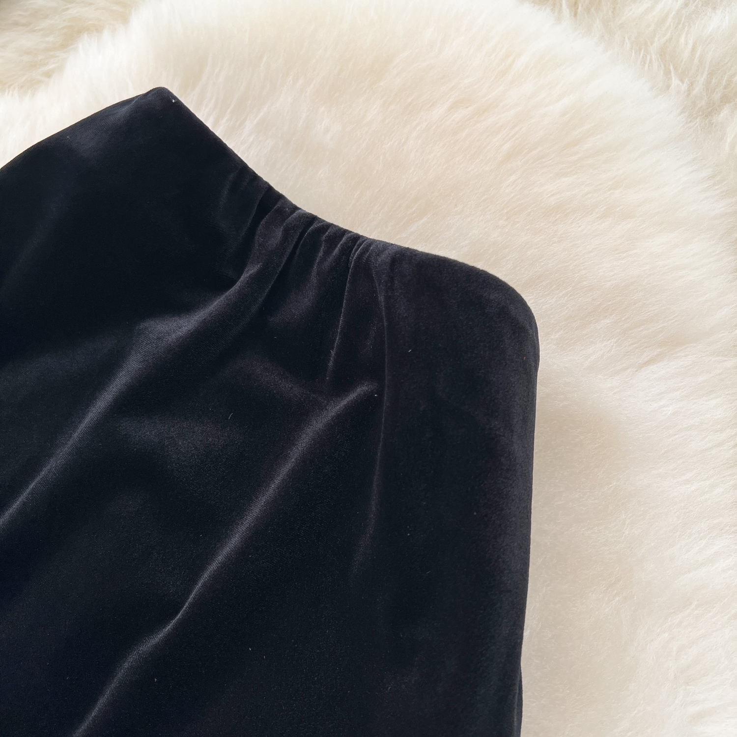Femmes Sexy velours mince jupe fête mode Vintage taille haute jupes de luxe Goth robe de sirène femmes vêtements