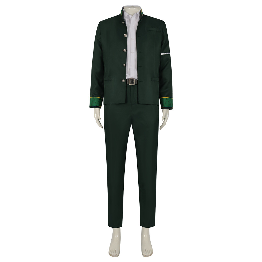 Costume de Cosplay de l'Anime Kaji Ren Hayato Suo, Manteau Trempé, Uniforme Sв, Coupe-Vent, Haruka Sakura, Tenue d'Halloween, HajRob Umemiya