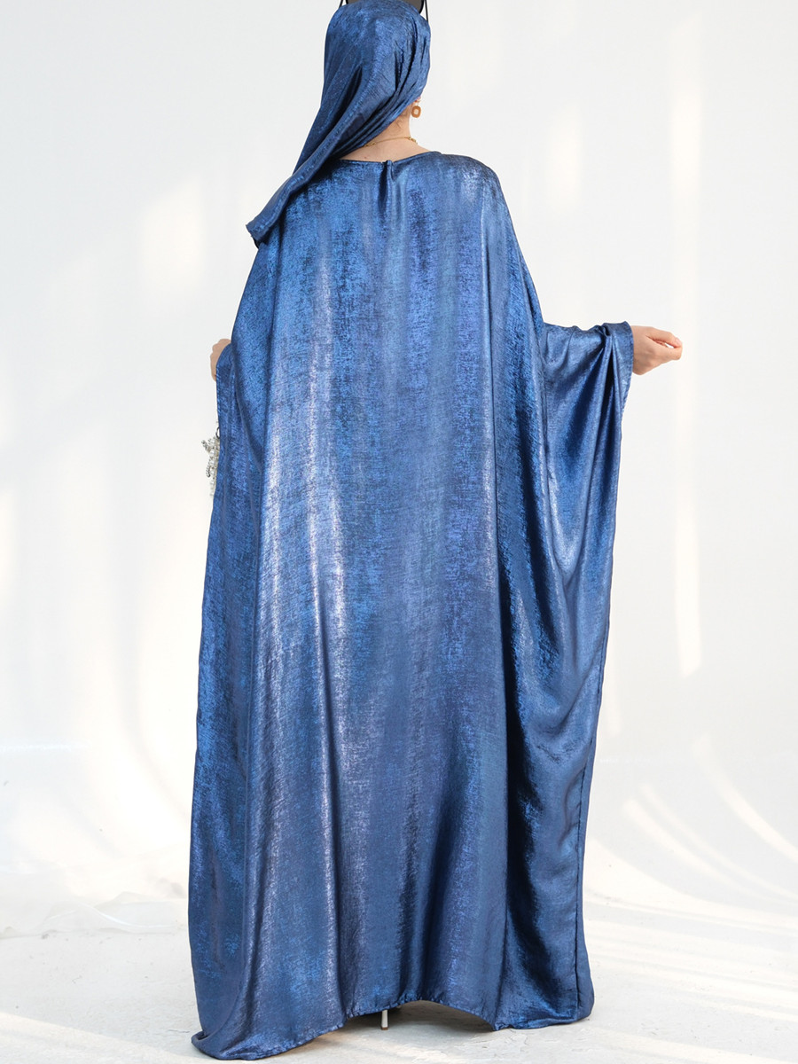 Femmes musulmanes dubaï turquie Abaya solide Robe longue modeste Ramadan Robe caftan Femme Musulmane africain Islam vêtements