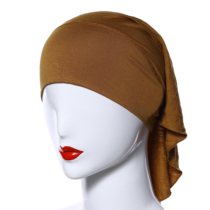 Casquettes Hijab Intérieures pour Femmes Musulmanes, Chapeaux Islamiques, Sous-Écharpe Ninja, Chapeau Uni pour Perte de Cheveux, Bonnet Niquabs, Nouveau, Ramadan Modal, 20 Couleurs