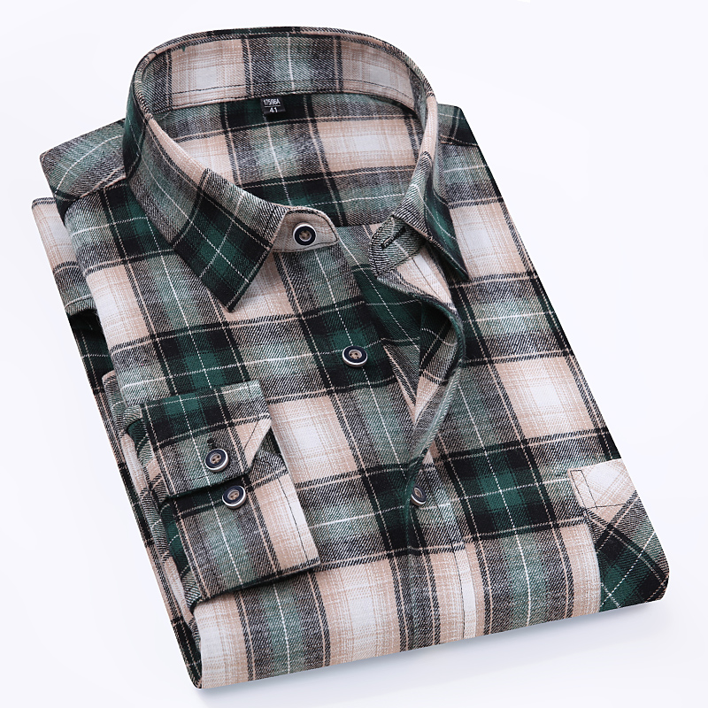 Chemises surdimensionnées en flanelle à carreaux pour hommes, manches longues, en coton, mode décontractée, douce, coupe Standard, 11XL, 10XL, 9XL