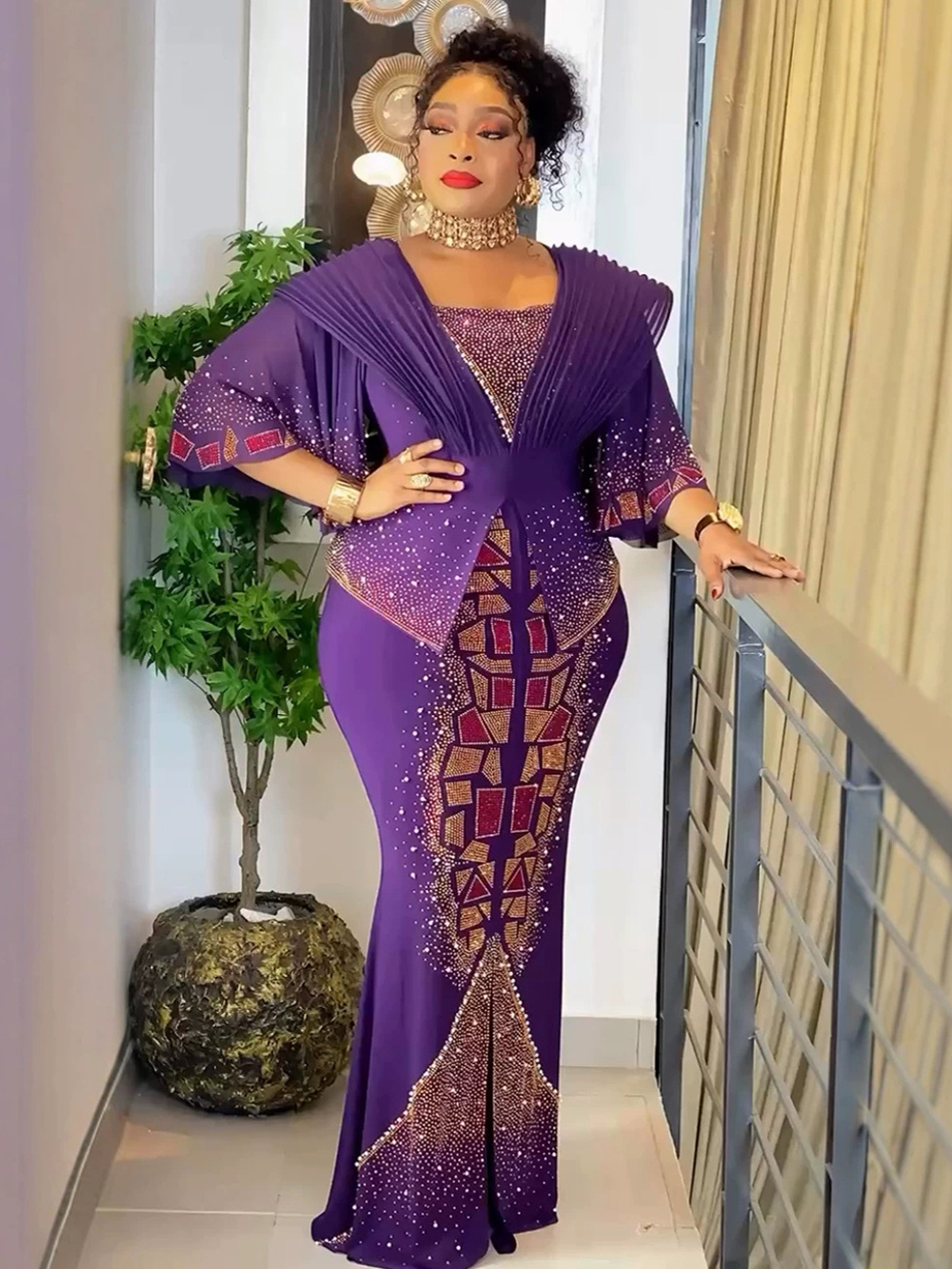 Robes de soirée de luxe pour femmes, longue robe de soirée sirène brillante, vêtements africains, robe de bal de mariage, robe longue de soirée, kaftan Dubaï