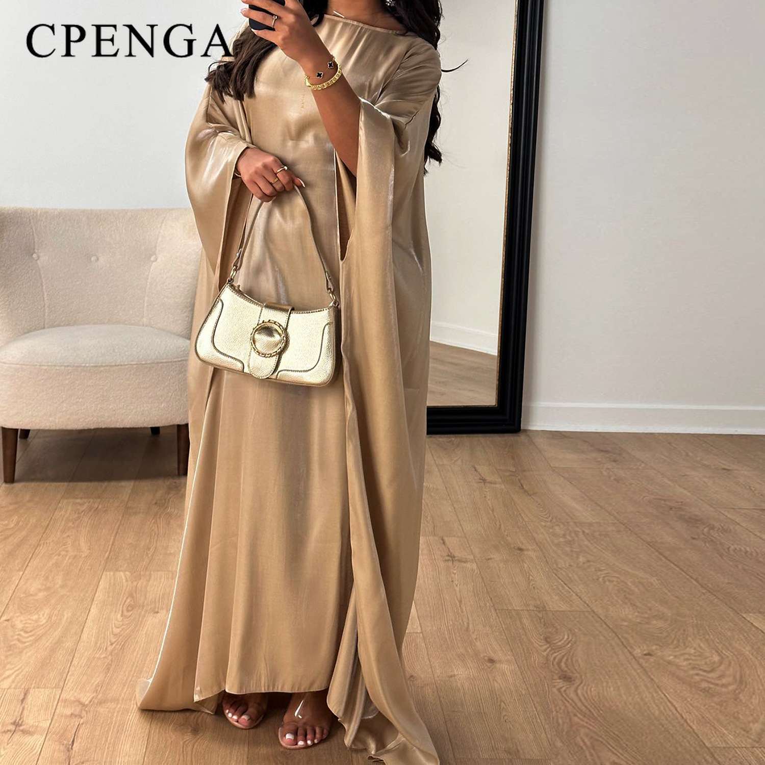 Nouvelle robe jalabiya de fête de Dubaï 2024, robe musulmane pour femmes, abaya à manches longues, robe élégante, vêtements modestes pour femmes, vêtements islamiques