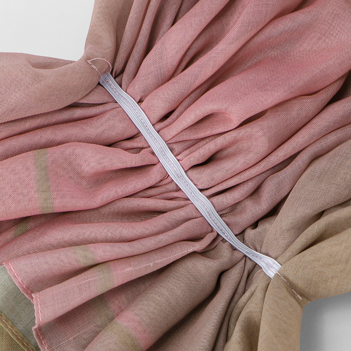 Hijabs instantanés musulmans pour femmes, voile fin dégradé, bandeau, couvre-tête, couvre-cou et épaules, bonnet élastique, châle de tête
