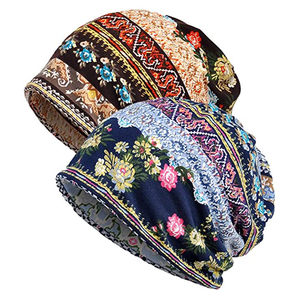 Chemo Caps Femmes Baggy Slouchy Beanie Chapeau Sport Casual Chapeaux Écharpe Snood Chapeaux Cancer
