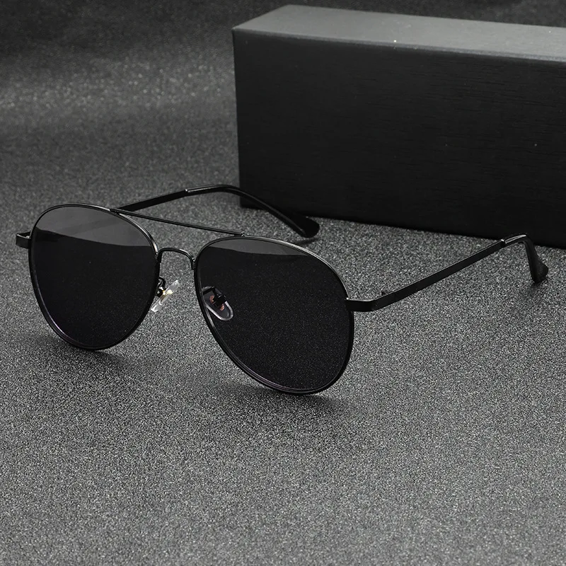 Lunettes de myopie pour hommes, pilote à la mode, neutre en plein air, conduite spéciale, haute qualité, grand cadre, lunettes durables, nouvelle collection 2025