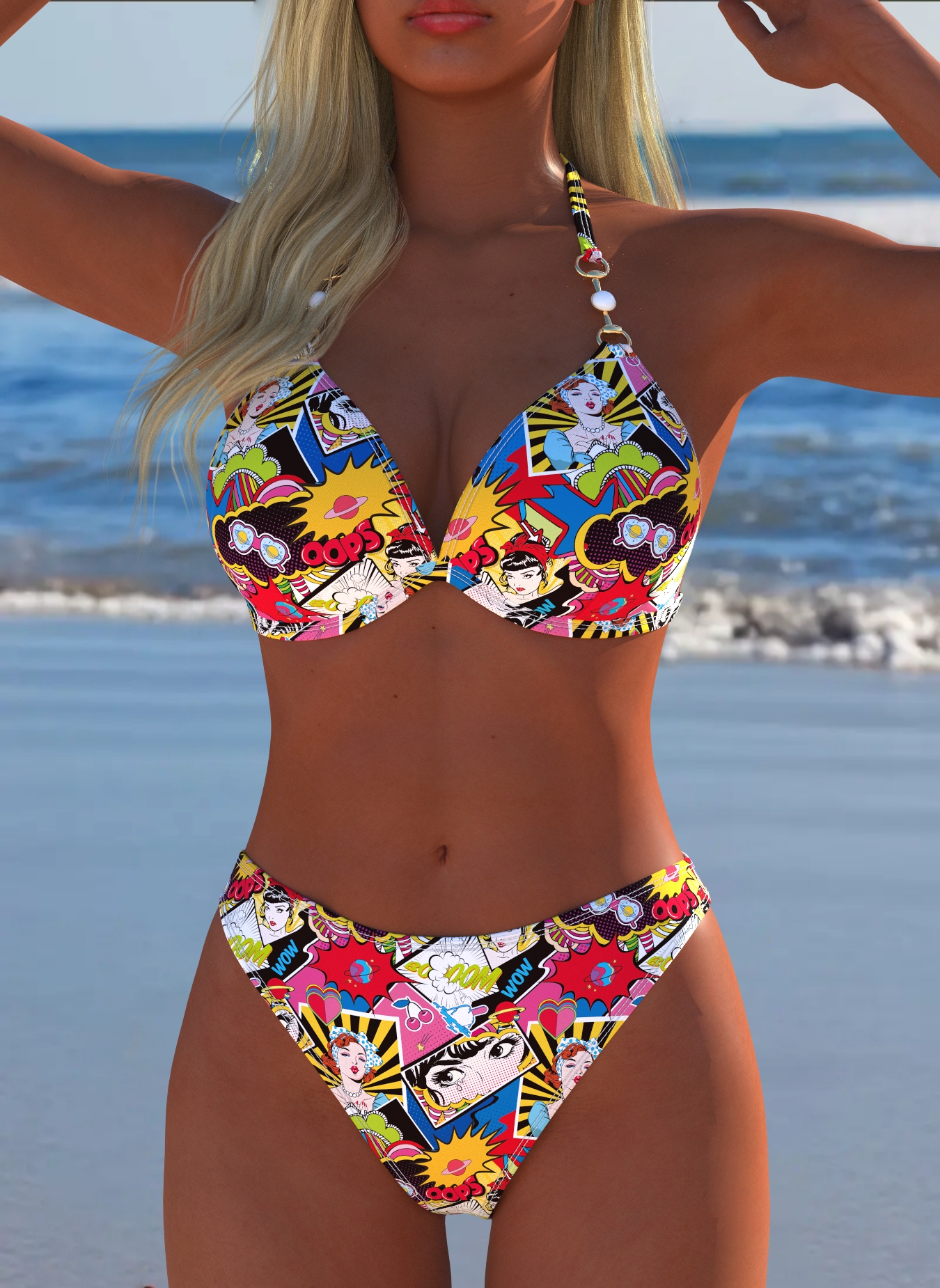 Maillots de bain pour femmes, tenues de plage, tenues de festival estival, vacances, voyage, sexy, luxe, moderne, ensemble deux pièces, bikinis