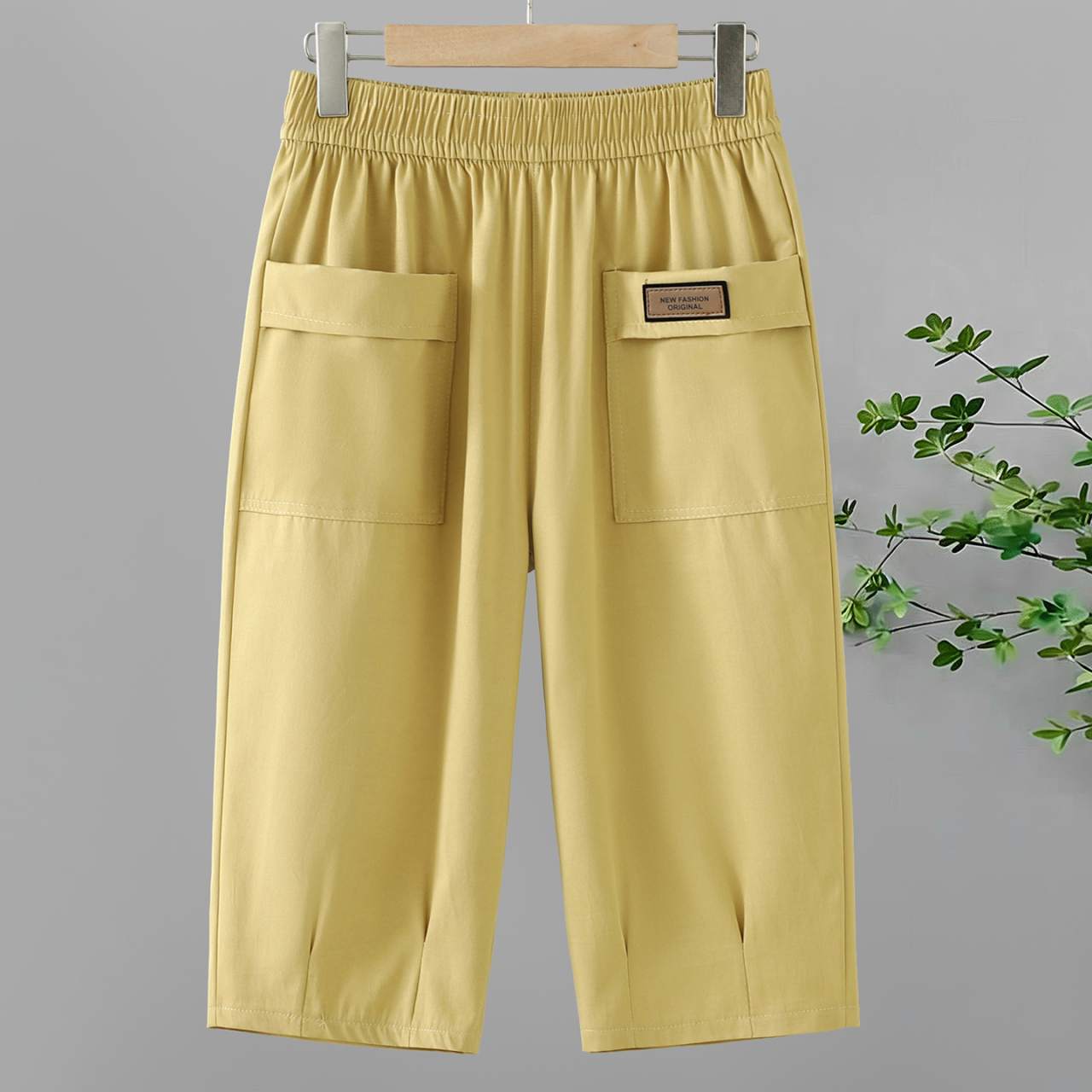 Pantalons décontractés d'été pour femmes - Taille élastique, poches à rabat en 5 couleurs, parfaits pour un usage quotidien léger
